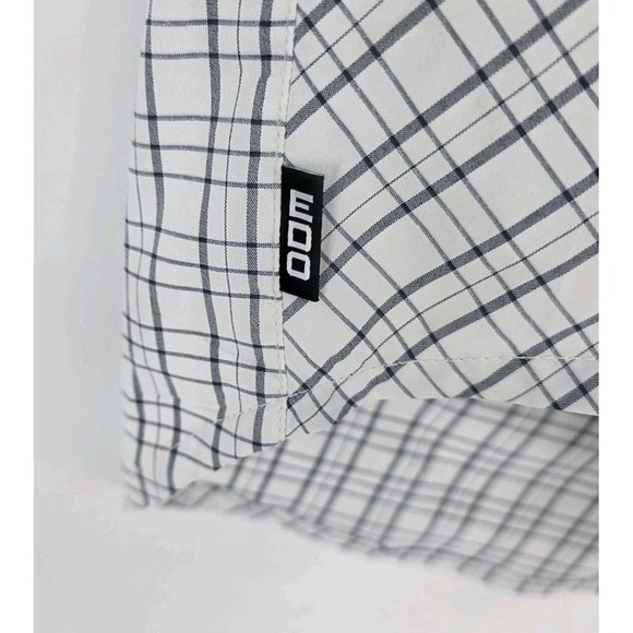 Truewerk Shirt Men Small Button Up Plaid Tech EDO Workwear Polyester Lightweight - Picture 3 of 8